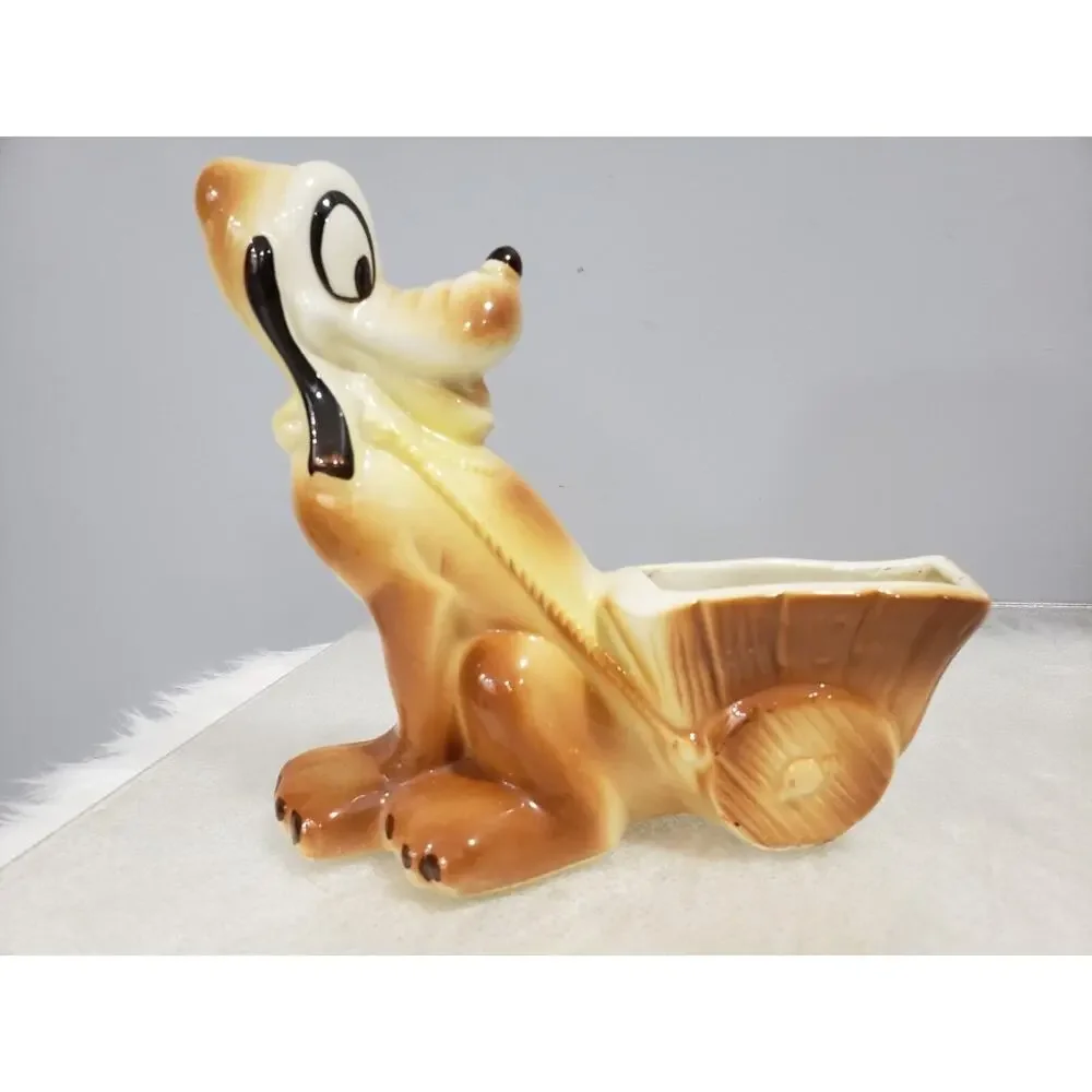 Vintage RARE PLUTO‎ WALL POCKET WALT DISNEY PROD Vase wall decor hanging